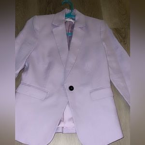 Mango linen straight jacket